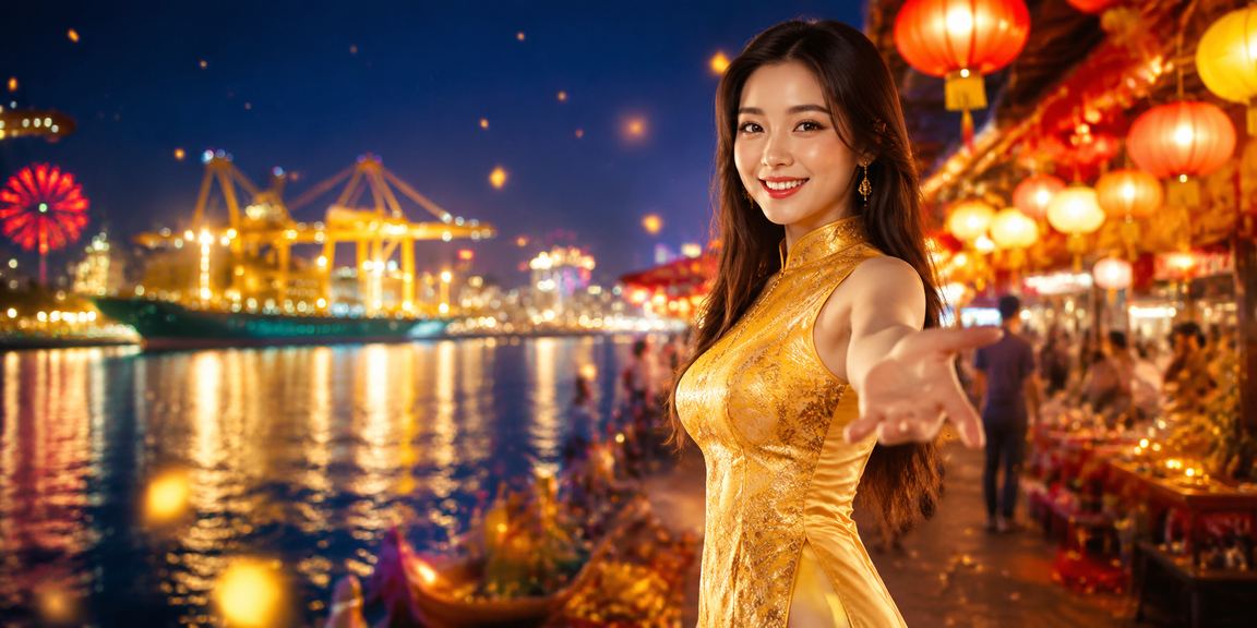 Người chơi tại Hải Phòng nạp tiền thưởng vào tài khoản cược trực tuyến trong trang phục áo dài